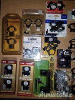 Lotto 23 coppie anelli per fucile / carabina - prezzo svendita