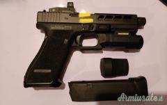 Glock 17 MOS - FTO Black Custom 9x21mm IMI
