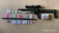 FUCILE LANCIASIRINGHE DAN-INJECT MOD. JM  A CO2 cal. 11 MM COMPLETO DI ACCESSORI