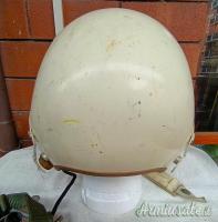 Casco da volo Ufficiale pilota Aeronautica Militare italiana mod. anni ’60 del Col. Eugenio Geymet