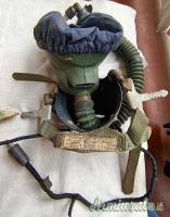 Casco da volo Ufficiale pilota Aeronautica Militare italiana mod. anni ’60 del Col. Eugenio Geymet