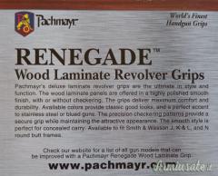 Pachmayr Renegade - Custom Wood Laminate Revolver Grips