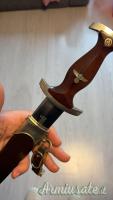 Pugnale di servizio delle Sturmabteilung (SA) con asola, prima produzione 1933-1935