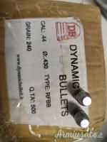 Ogiva palla Cal. 44 RFBB 240 grani