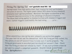 Accessori ricambi Carl Gustafs mod 96 / 38 / 94