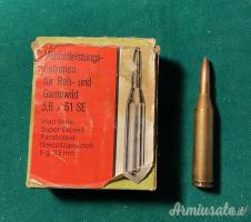 Cartucce calibro 5,6 x 61 SE