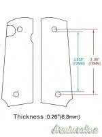 Coppia guancette per col 1911 (nuove)