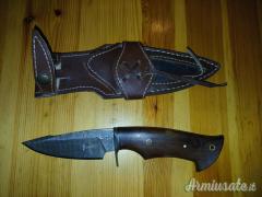 Coltello da caccia in Damasco handmade