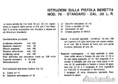 Beretta Mod. 76 .22 LR Long Rifle
