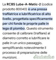 RCBS TRAFILATRICE lube a matic 2