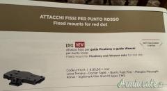 Base CONTESSA LTFX per punto rosso monta su picatinni