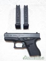 Glock 42 Gen4 Cal. 380 Auto/9 corto, con 2 caricatori