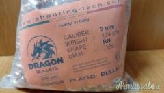 PALLE RAMATE 9 MM PZ 500 - DRAGON BULLETS