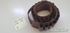 cartuccera in pelle per cal.16