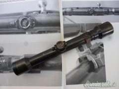 WW2 ERA German Hensoldt Wetzlar Dialytan 4x Sniper Rifle Scope Mauser K98 ZF39