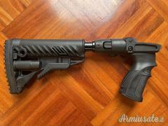 CALCIO TATTICO PIEGHEVOLE M4 SVD SB FAB DEFENSE, per Dragunov e simili. Nuovo.