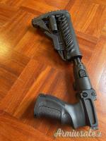 CALCIO TATTICO PIEGHEVOLE M4 SVD SB FAB DEFENSE, per Dragunov e simili. Nuovo.