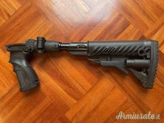 CALCIO TATTICO PIEGHEVOLE M4 SVD SB FAB DEFENSE, per Dragunov e simili. Nuovo.