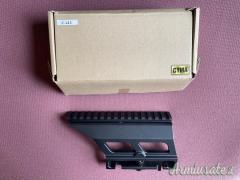 Slitta in Metallo Porta Ottica per carabina Softair Serie AK 74 AK SVD mod. C143 CYMA
