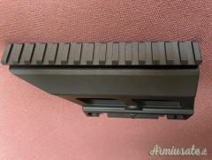 Slitta in Metallo Porta Ottica per carabina Softair Serie AK 74 AK SVD mod. C143 CYMA