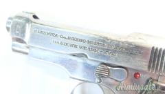 P.BERETTA MOD.1934 CAL.9CORTO REGIO ESERCITO DEL 1940-XVIII IN VERSIONE NICHELATA