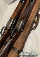 Lotto di due doppiette e una valigetta inglese