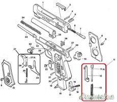 Gruppo Scatto Molla Cane Beretta 34 -35