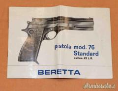 Pistola Beretta Mod. 76 Cal. 22LR  Sportiva