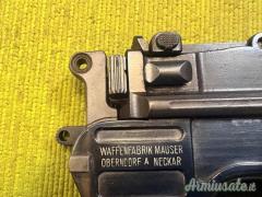 Mauser C96, 9 Rosso, 1916, Sportiva, 9x19 (9 Parabellum)