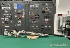 Carabina bolt action marca Sabatti modello TLD WHITE FLUTED calibro 308 WIN