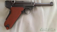 LUGER 06/29 WAFFENFABRIK BERNA Cal 7,65 Parabellum--- 30Luger GUANCETTE ROSSE