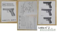 Lotto scatole + manuali armi