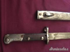 Baionetta Modello 1924 con fodero monomatricola