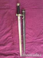 Baionetta Modello 1892 Mannlicher Berthier con fodero monomatricola