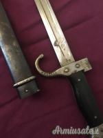 Baionetta Modello 1892 Mannlicher Berthier con fodero monomatricola