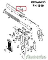Estrattore Browning Fn 1910 e 1910/22