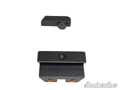 Glock mirino e tacca di mira in fibra ottica: modelli 19 -17 - 22 - 23 - 26 - 27 - 34 - 35
