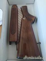 calcio ed astina in noce come nuovi per remington 742 /7400 ed altri