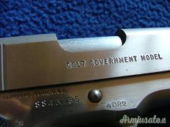 Colt GOVERNMENT MK IV SERIE 80 INOX .45 ACP