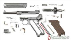 Molla Recupero / Carrello Luger P08