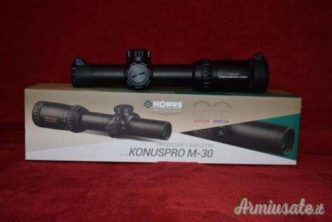 Ottica da battuta KonusPro M30 Riflescope 1-6x24 zoom