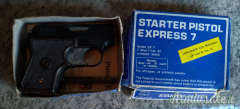 A SALVE Vintage Scacciacani Starter Pistol Express 7 cal 22 Blank Libretto Box