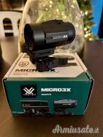 Combo Vortex Razor AMG UH-1 Gen I + Micro 3X Magnifier – Come Nuovi