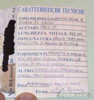 AFFARE  Gianni Canu Manico Forma Fucile