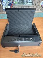 Cassetta di sicurezza con chiave e lettura impronta digitale