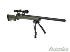 Fucile da cecchino M24 con Ottica & Bipiede (Snow Wolf). Mai usato.