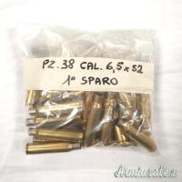 Bossoli 6,5x52 Carcano PPU usati 1° sparo 38 pz.