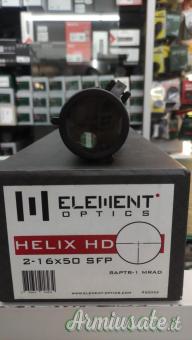 Element Optics Helix HD 2-16x50 SFP RETICOLO RAPTR-1 MRAD