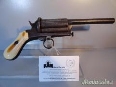 Antico revolver cal. 9 m/m a spillo