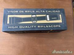 Ottica da battuta marca Pentaflex 1-4x24 illuminata reticolo A4 con dot